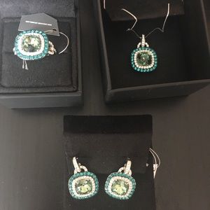 Platinum-Plated Swarovski Crystal Jewelry Set